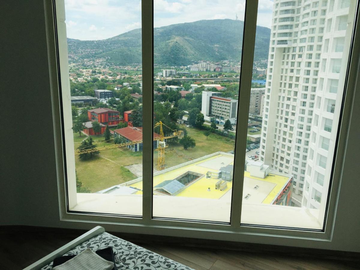 MDM Sky Apartments Skopje Exteriér fotografie